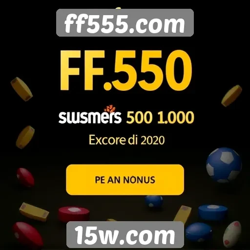 Comparativo de bônus e promoções do ff555.com