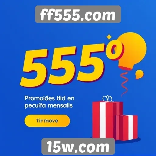 Impacto das promoções mensais no ff555.com