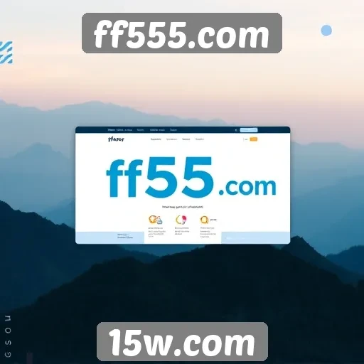 Experiência do usuário no site ff555.com